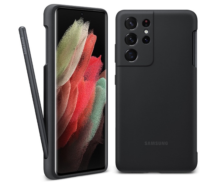 Samsung Phones Galaxy S21 Ultra S Pen Cubierta De Silicona Para El