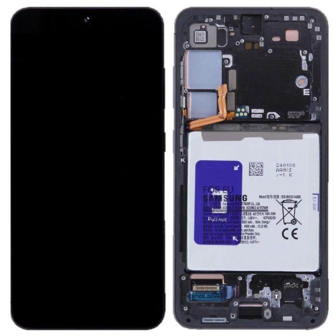 Pantalla (Display - LCD) negra S24 (Self Repair Kit)