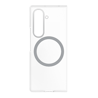 Galaxy Z Fold7 Clear Magnet Case Front Transparent 