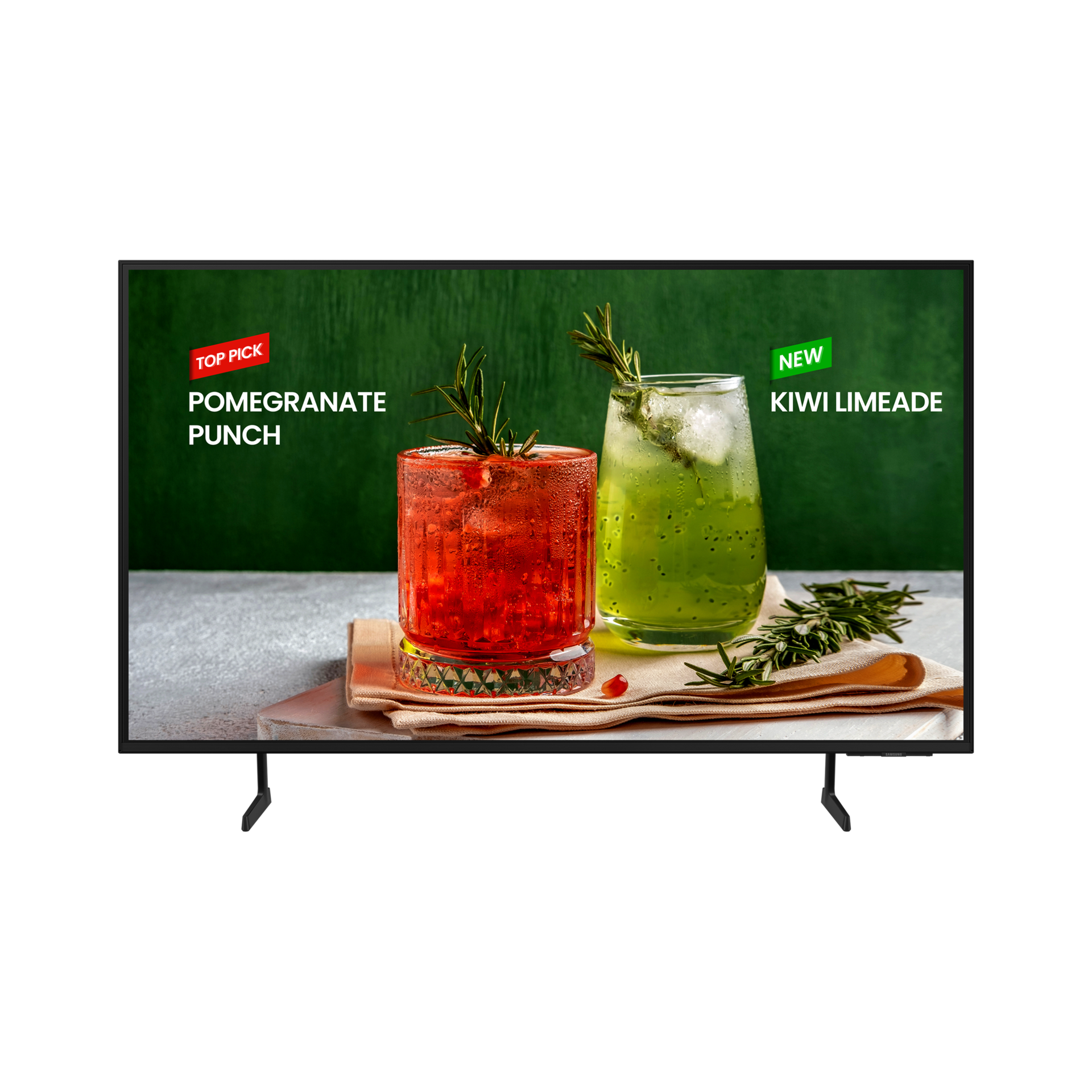 50 Inch Business TV BED-H 4K Front2 Black 