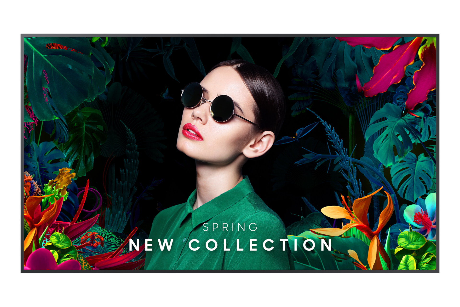 Crystal UHD Signage QMC Front Black 