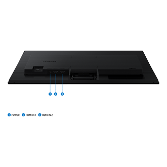 22"/24"/27" Essential Monitor S3 S32GF Full HD 120Hz Detail-Connectivity2 Black 