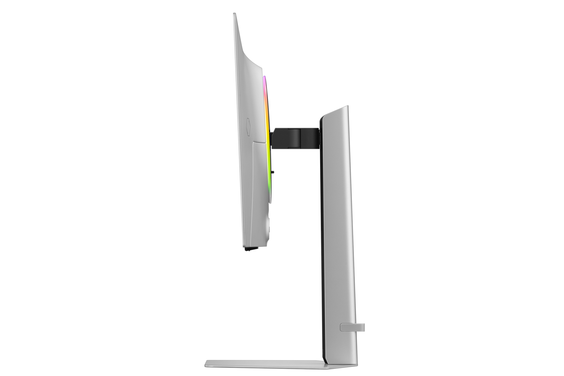 Odyssey OLED G6 G60SF QHD 500Hz Gaming Monitor Tilt1 Silver 