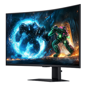37" Odyssey G7 G75F 4K 165Hz Gaming Monitor R-Perspective Black 