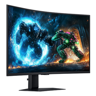 37" Odyssey G7 G75F 4K 165Hz Gaming Monitor L-Perspective Black 