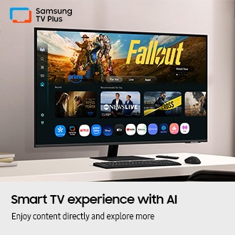 Monitor Smart AI UHD de 43" Black