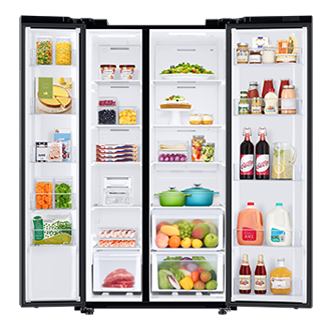 front-open-whith-food1 Ebony Black