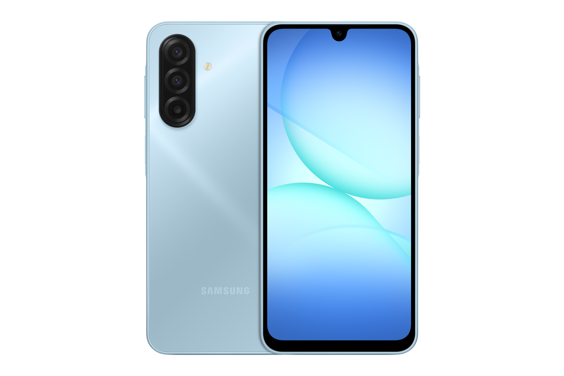 Galaxy A17 Front Light Blue 