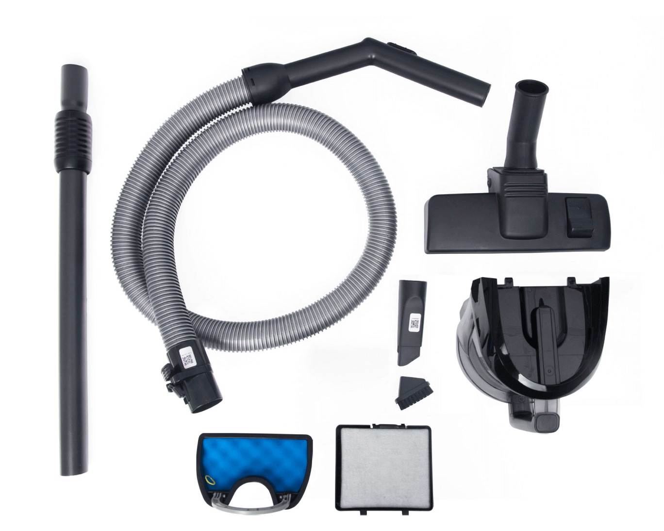 Aspiradora de arrastre con 370W de Poder de Succión color Vino Rubí Vino Rubí