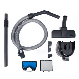 Aspiradora de arrastre con 370W de Poder de Succión color Vino Rubí Vino Rubí