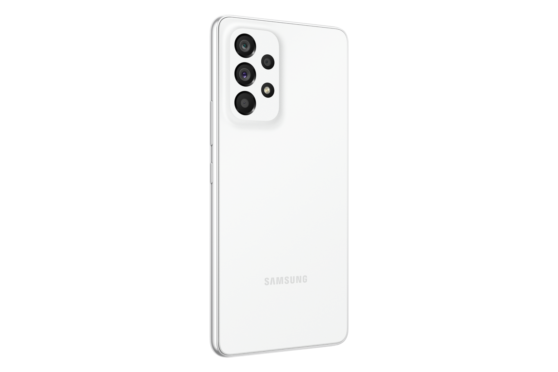 View price and pre-order Samsung Galaxy A53 5G with promo. A smartphone with a 128GB & 8GB Ram, an OIS camera, and a 2-day last long battery. The l30-back Awesome White Samsung Galaxy A53 5G