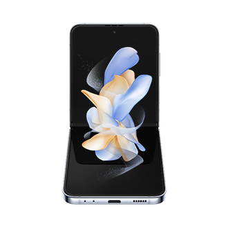 Buy Galaxy Flip4 5G 256 GB and view the price, specifications, discounts, and promotions. Every angle is your best angle with FlexCam. Partially opened Galaxy Flip 4 in Blue seen from the front.