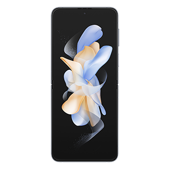Discover the Galaxy Flip 4 256 GB price, specifications, and discounts. Buy it now with promotions in the Philippines Samsung Official Store. Front look of Galaxy Flip4 in Blue opened flat.