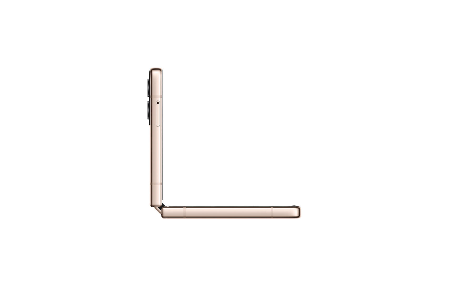 Explore Samsung Flip 4 5G 128 GB promotions, prices, and specifications. Buy it now with discounts in the Philippines Samsung Official Store. Side look of Samsung Flip4 in Pink Gold partially opened at 90 degrees.