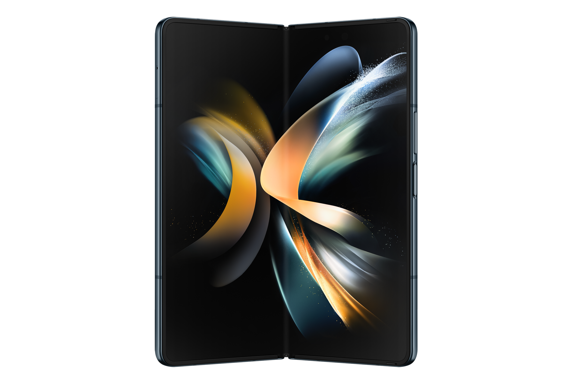 Discover Galaxy Fold4 5G 1 TB price, discounts, and specs. Buy the biggest screen phone now with promotions at Samsung Philippines. Partially unfolded Graygreen Galaxy Fold 4.