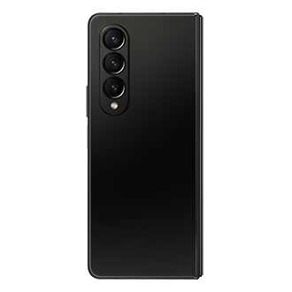 Discover the Galaxy Fold4 256 GB price, specs, and discounts. Buy the immersive screen folded phone with promotions at Samsung Philippines. Rear view of Phantom Black Galaxy Fold 4