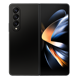 Buy Galaxy Fold4 5G 256 GB and view the price, specs, discounts, and promotions in the Philippines Samsung Official Store. Unfolded Galaxy Fold 4 in Phantom Black seen from the back.