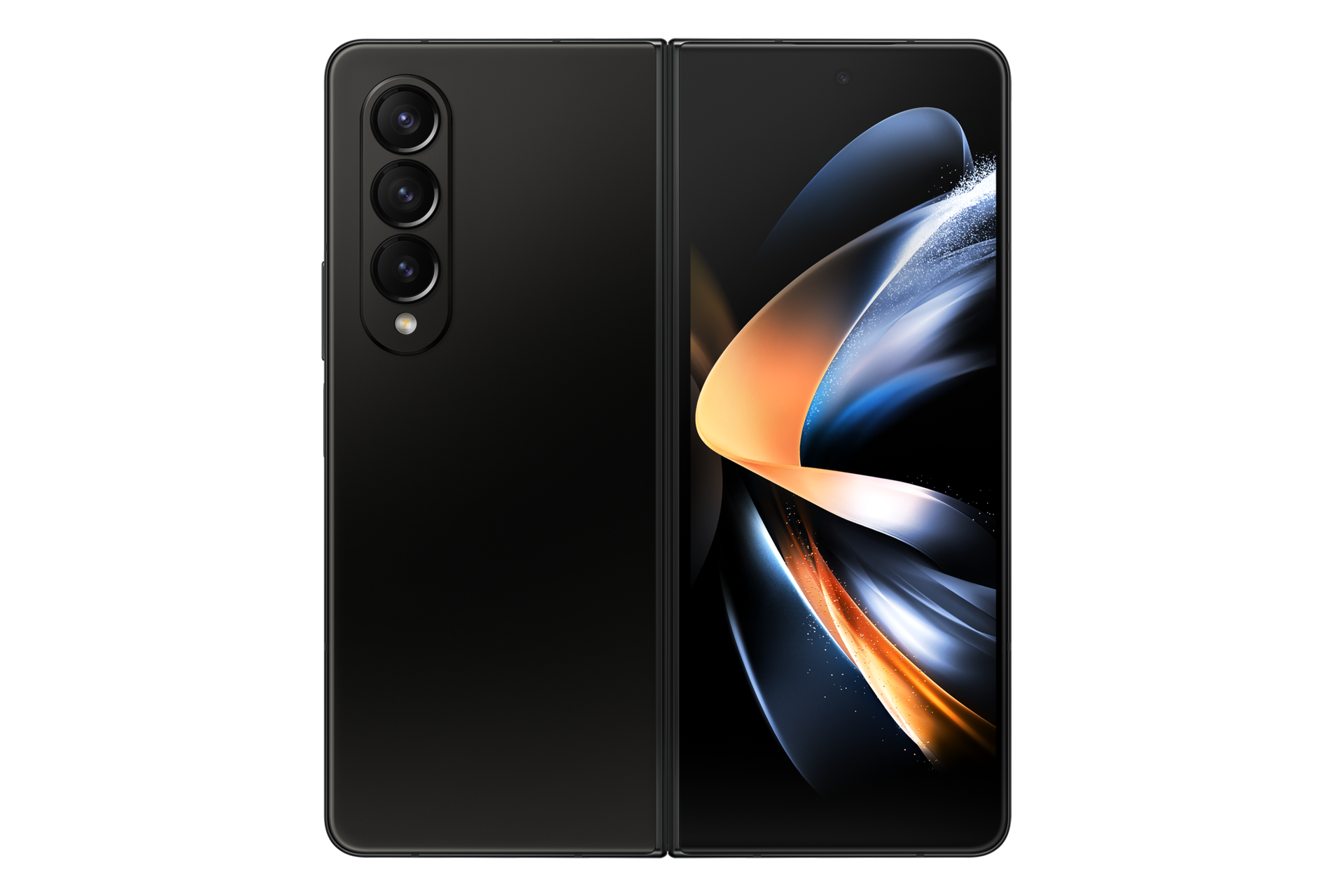 Buy Galaxy Fold4 5G 1 TB and view the price, specifications, discounts, and promotions. The immersive screen folded phone. Unfolded Phantom Black Galaxy Fold 4