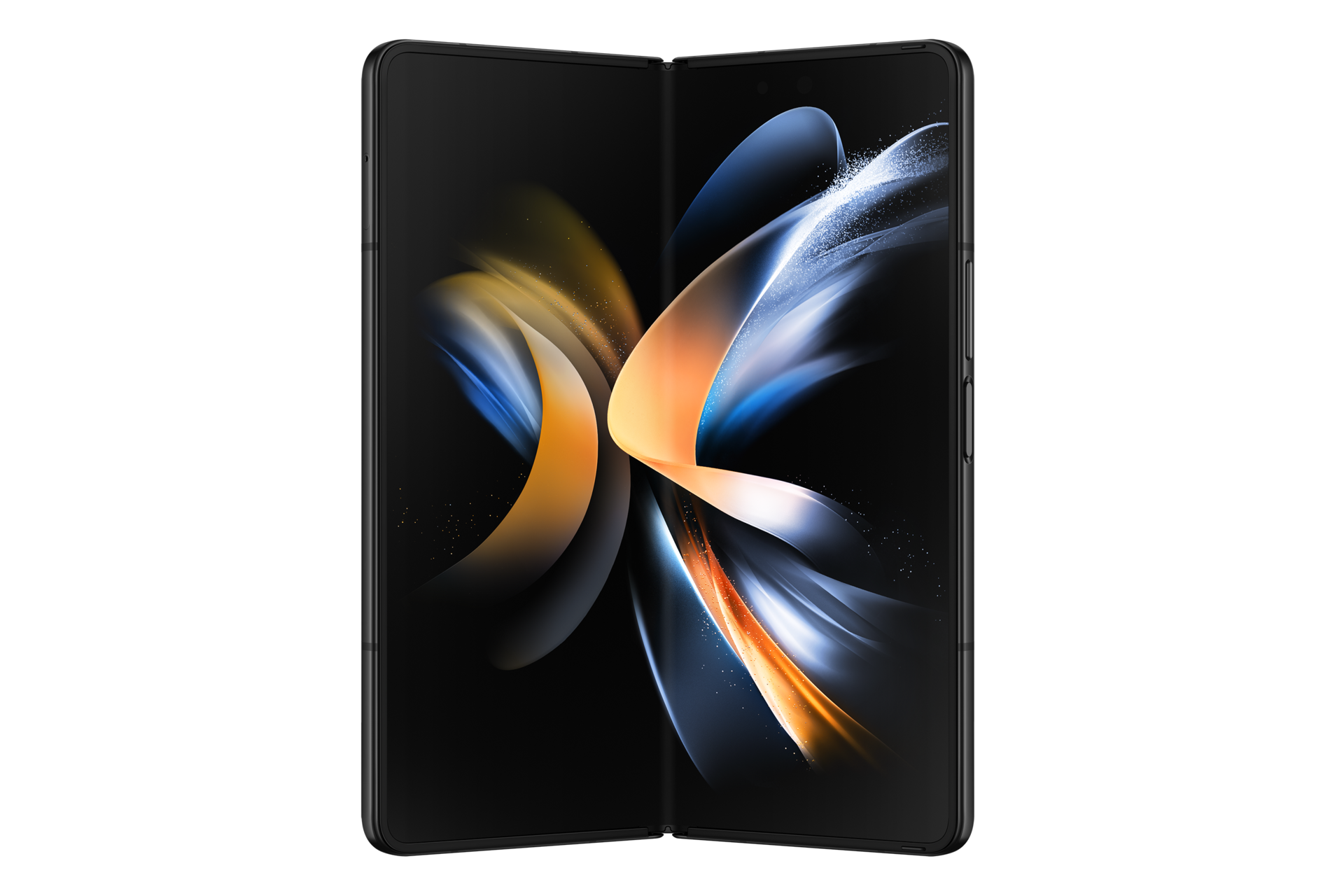 Discover Samsung Fold4 1 TB specifications, prices, and discounts. Buy it now with promotions in the Philippines Samsung Official Store. Partially unfolded Phantom Black Samsung Fold 4