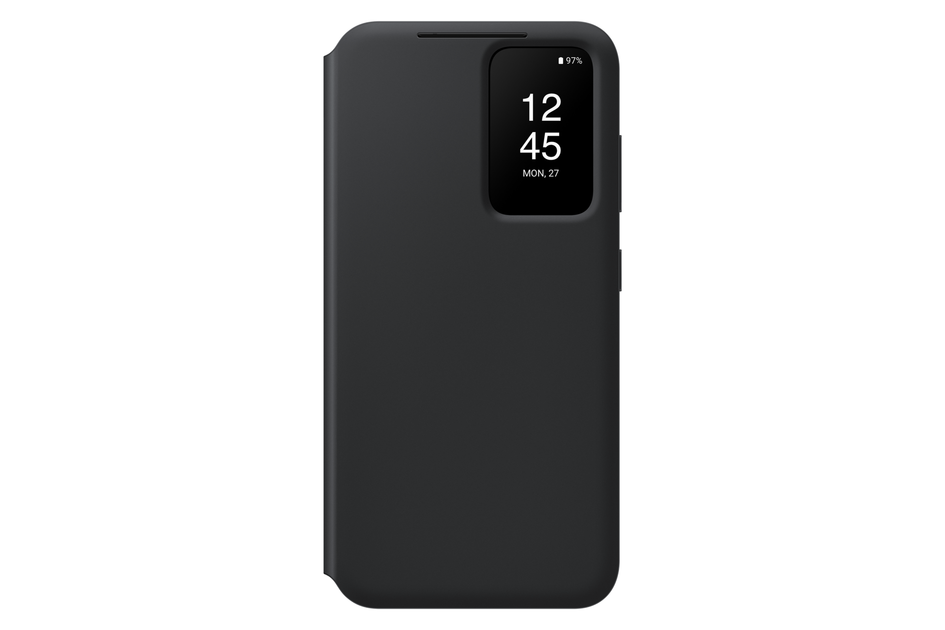 Funda Silicona Logo Samsung A54 Negro