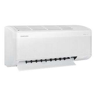 FJM Indoor Unit AJ5000D with WindFree™ AI SmartThings L-Perspective-Open White 