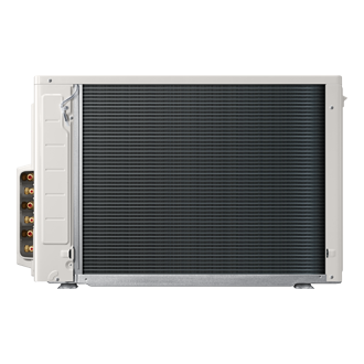 Deluxe 3 Room Outdoor Unit R32 2.0HP Back Beige 