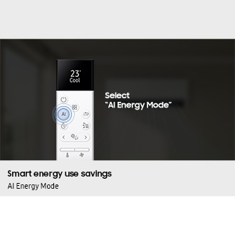 Smart energy use savings. AI Energy Mode.