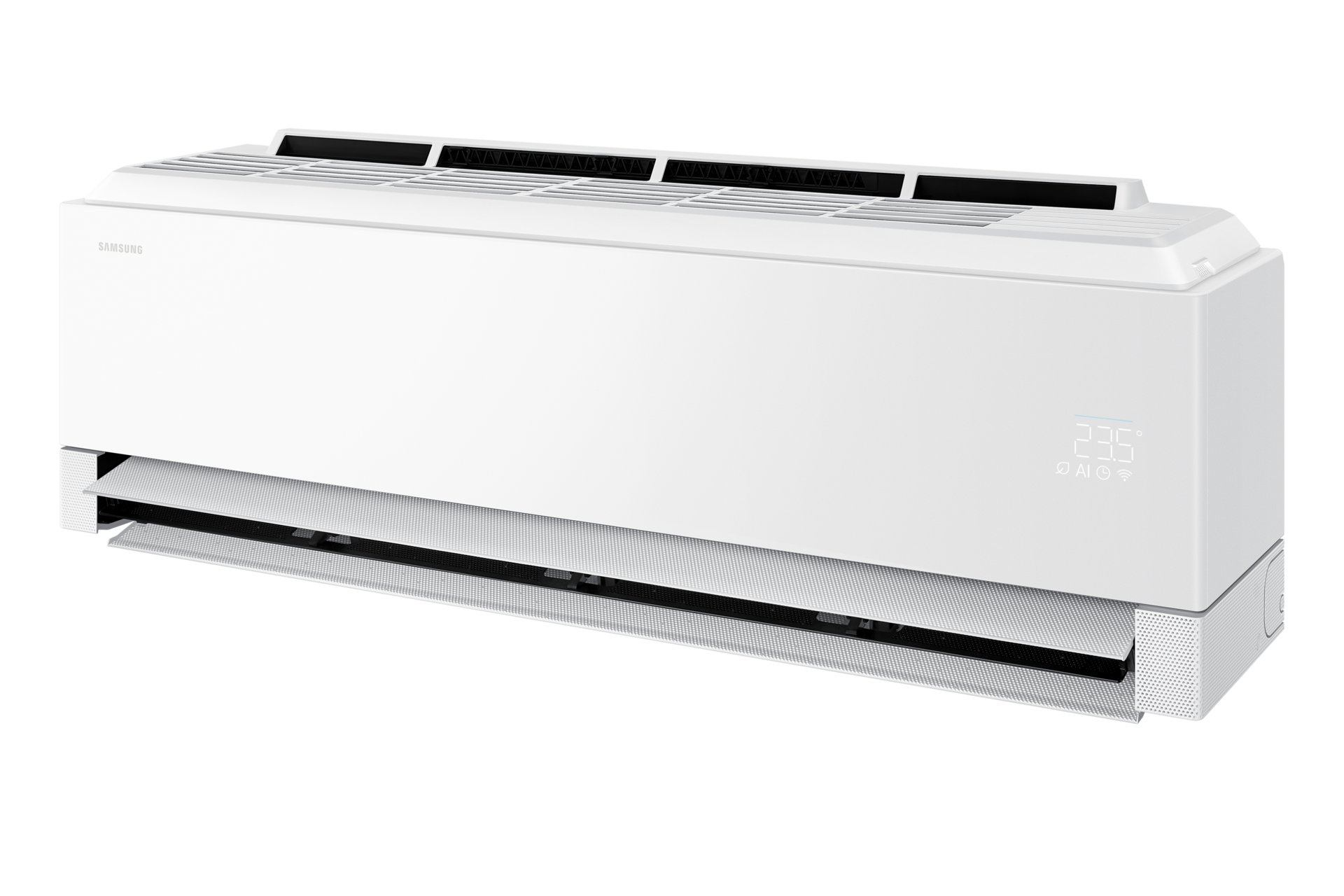 WindFree™ Wall-mount Air Conditioner Premium Plus 2.5HP R-Perspective-Open White 