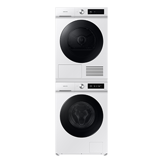 9 kg Laundry Front-load Dryers A+++ Energy Efficiency Stack-Front-Door-Closed White 