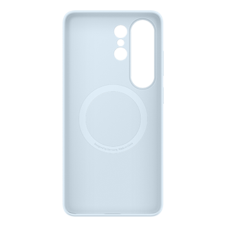 Galaxy S26 Ultra Silicone Magnet Case Back Light Blue 