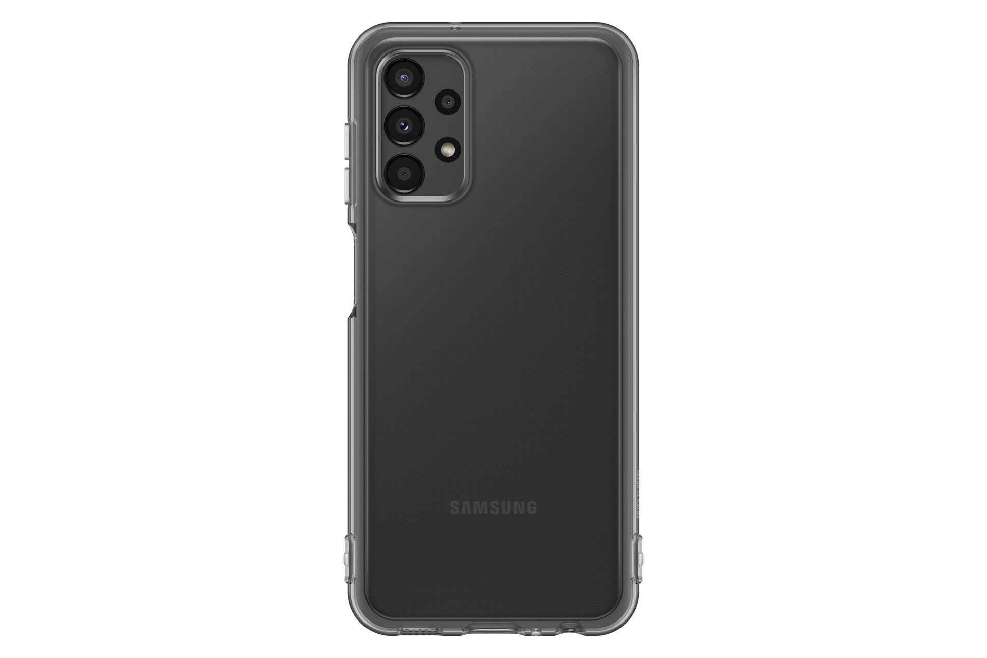 A13 Soft Clear Cover black Samsung Philippines