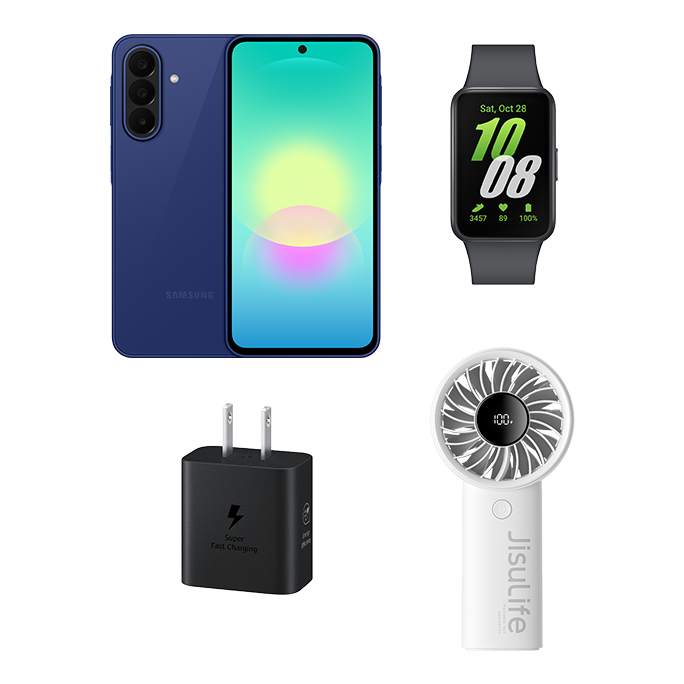 Galaxy A27 5G Blue 256GB and Fit3 Bundle Blue