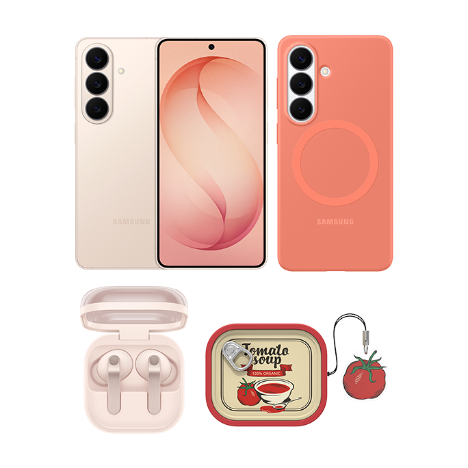 Galaxy S26 512GB & Buds4 Pro Pink Gold pack  Pink Gold