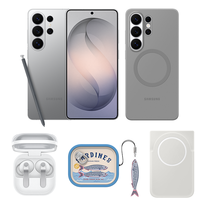 Galaxy S26 Ultra 1TB & Buds4 Pro Silver pack Silver Shadow