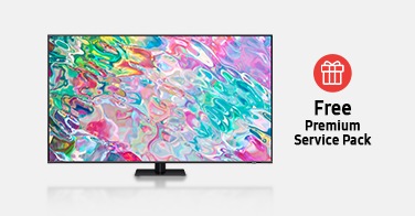 Get free shipping, free Premium Service Pack when you checkout the 75" QLED 4K Q70B Smart TV or the 85" QLED 4K Q70B Smart TV*