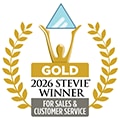 2026 Gold Stevie® Winner Logo