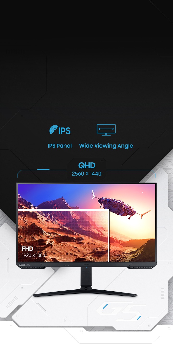 Monitor Curvo Samsung Odyssey G5 32 Pulgadas UltraWide Quad HD 2,560 x 1440  Pixeles 144Hz Negro - Digitalife eShop