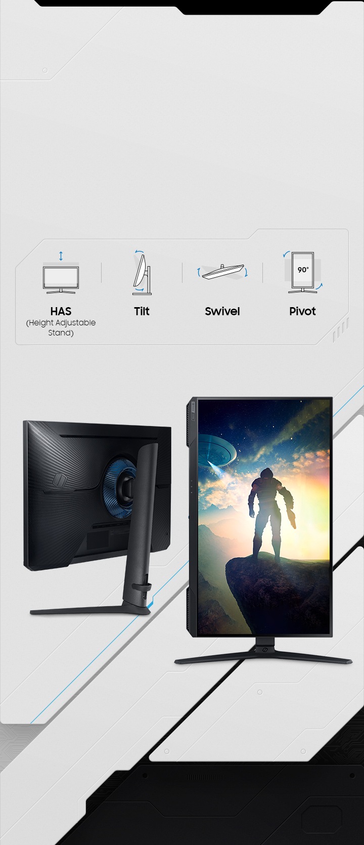 Monitor Curvo Samsung Odyssey G5 32 Pulgadas UltraWide Quad HD 2,560 x 1440  Pixeles 144Hz Negro - Digitalife eShop