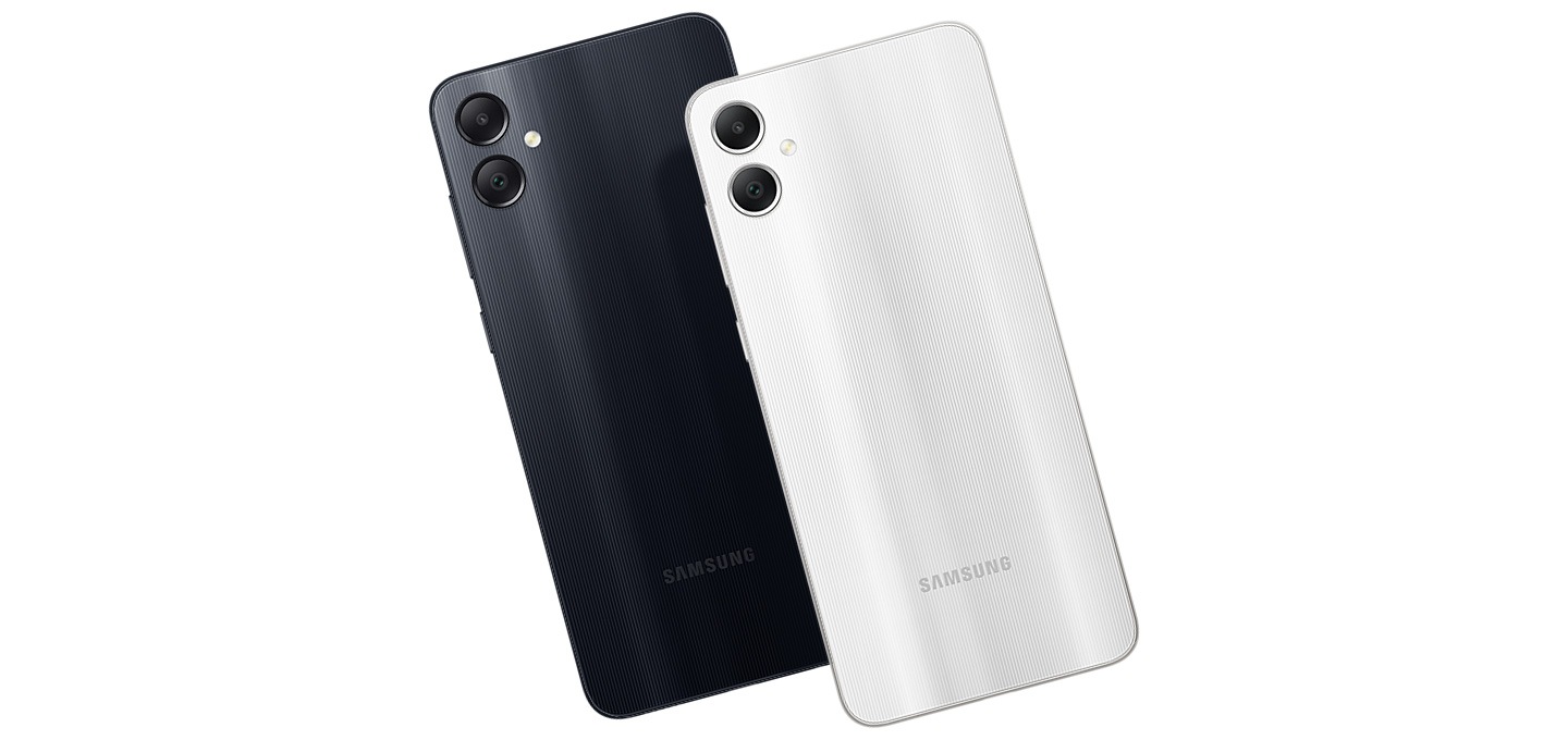 Verificați Samsung Galaxy A05 în culoarea elegantă negru și argintiu în Filipine.