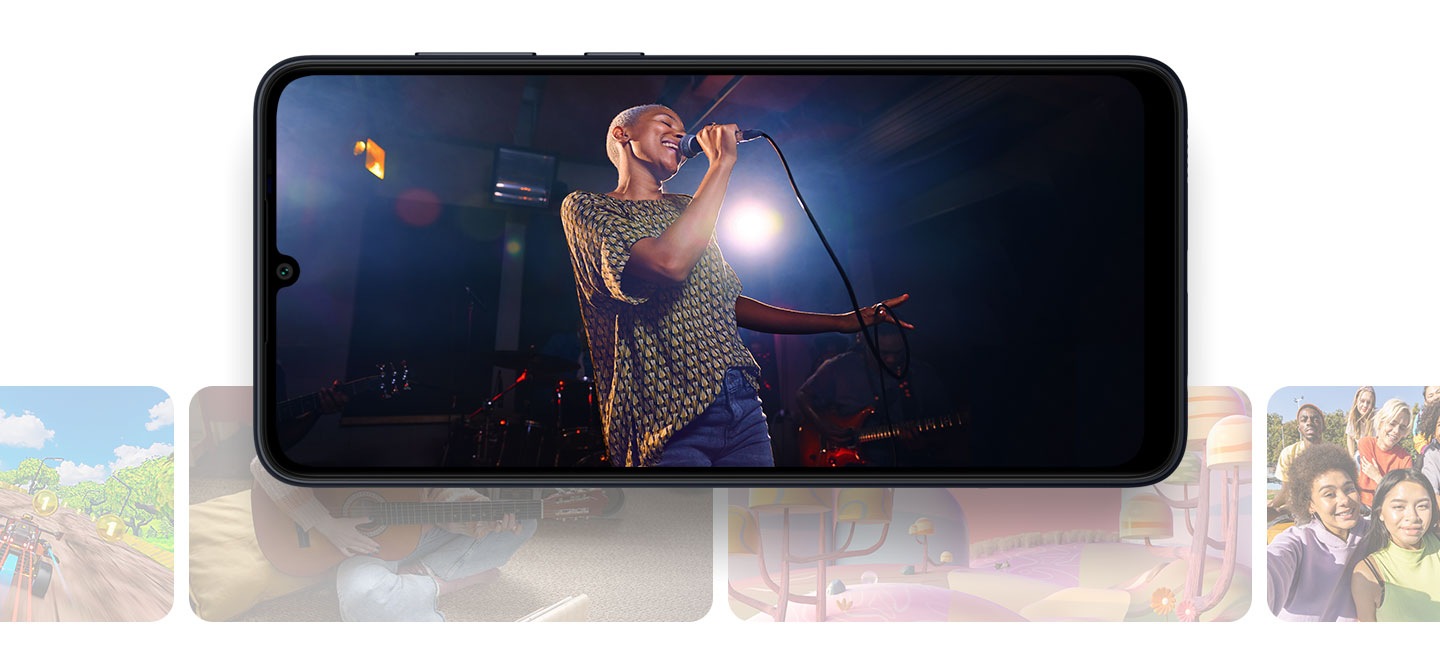 Smartphone-ul Samsung Galaxy A05 are un ecran FHD+ AMOLED de 6,7 inchi