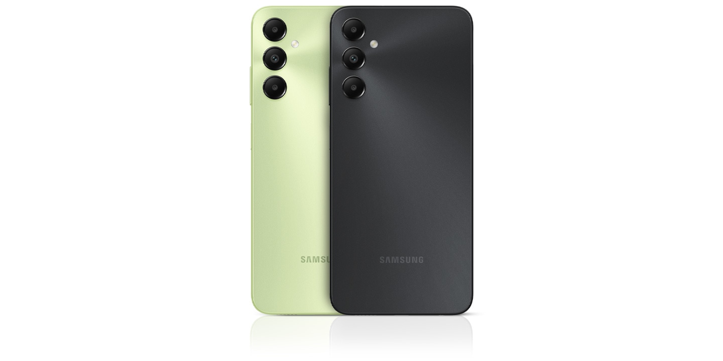 Découvrez le Samsung Galaxy A05s dans l’élégante couleur noir et vert clair aux Philippines.