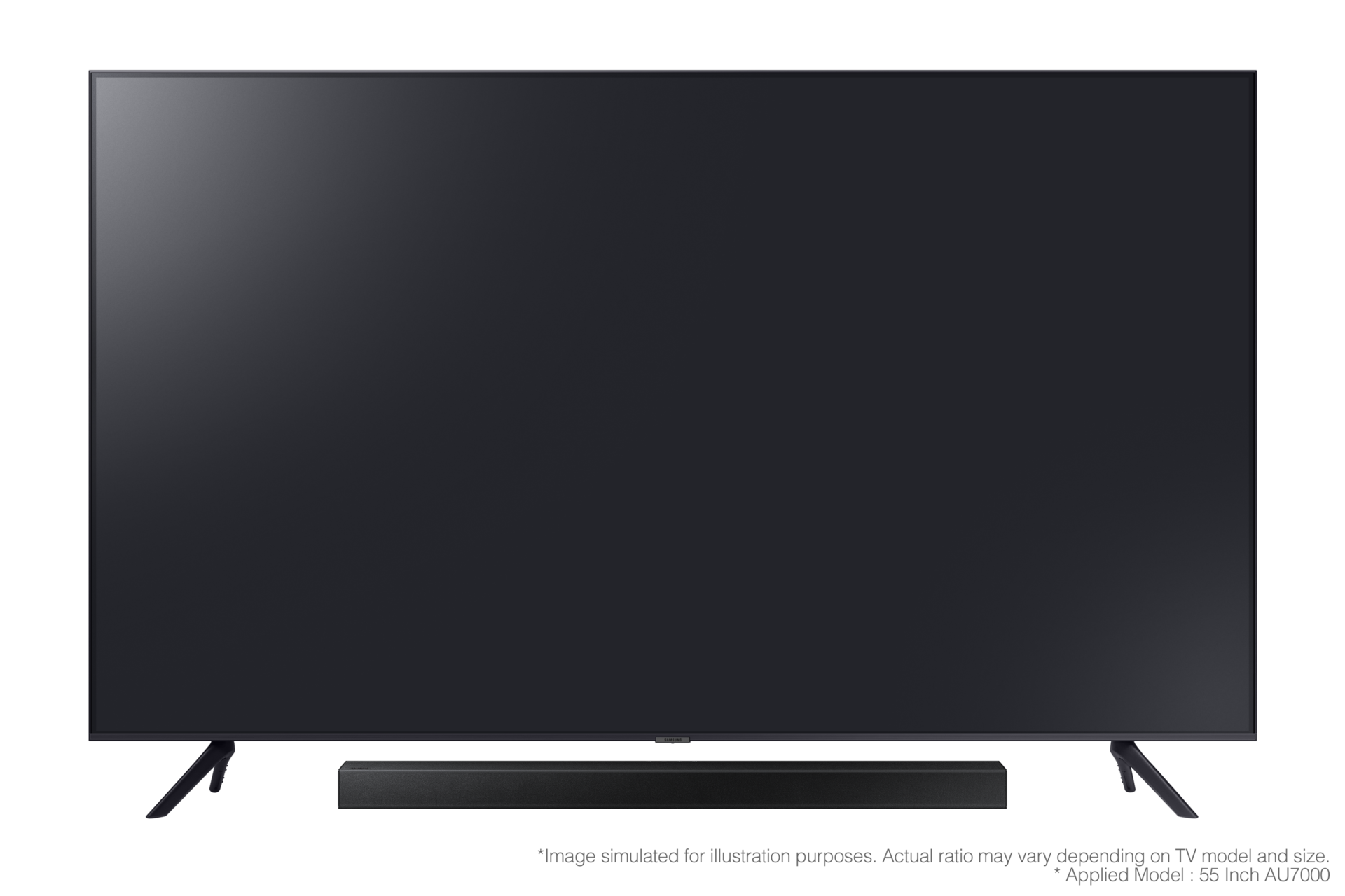 with-tv-front Black