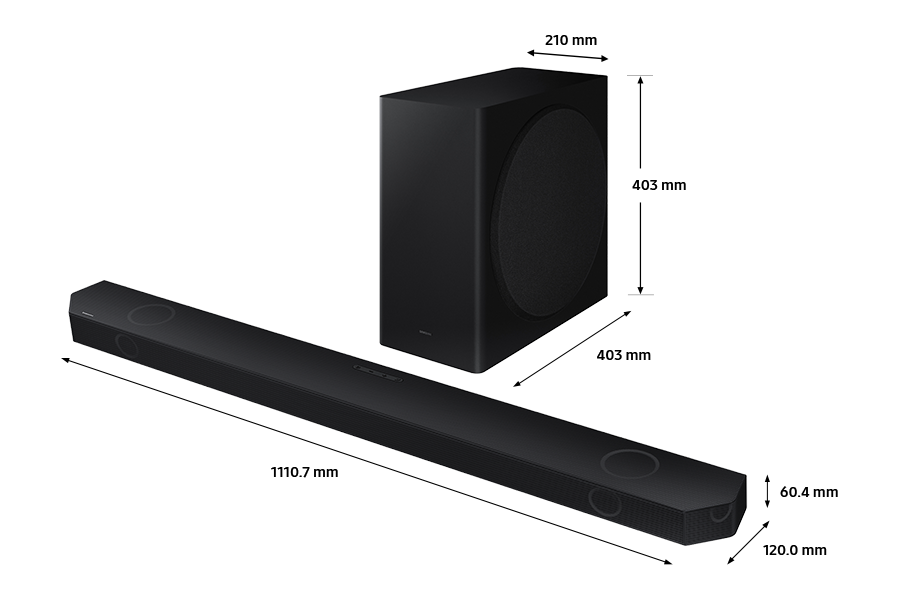 Q-series Soundbar HW-Q800D 5.1.2 ch Sub Woofer (2024)