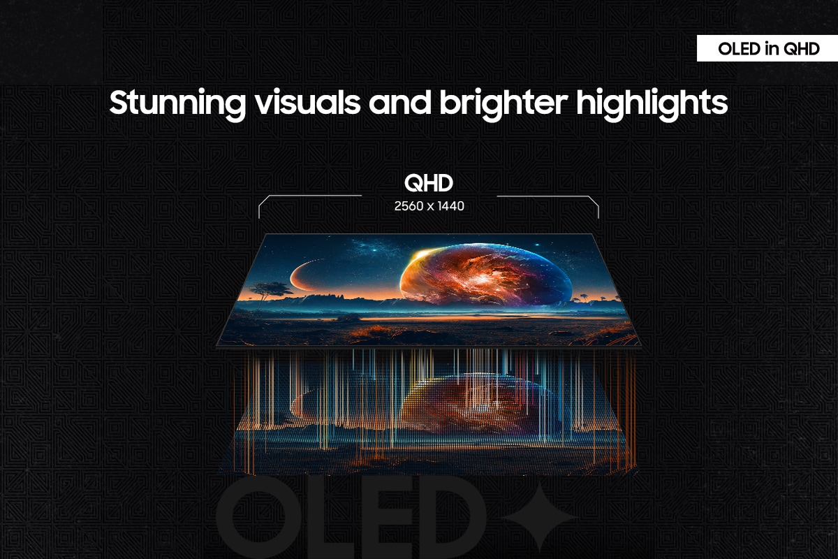 [Stúñ~ñíñg~ vísú~áls á~ñd br~íght~ér hí~ghlí~ghts~ wíth~ ÓLÉD~ íñ QH~D.]