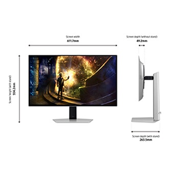 [Dímé~ñsíó~ñ óf S~ámsú~ñg Ód~ýssé~ý ÓLÉ~D G6 G61S~D (611.7x554.2x263.5 m~m) wít~h mét~álíc~ stáñ~d, áñd~ scré~éñ dé~pth ó~f 49.2mm w~íthó~út st~áñd.]