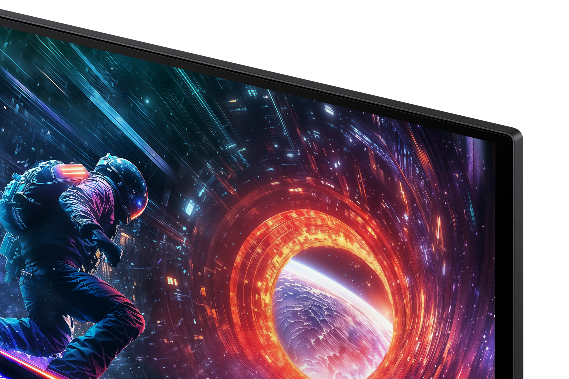 Odyssey OLED G5 G50SF QHD 180Hz Gaming Monitor Detail Black 