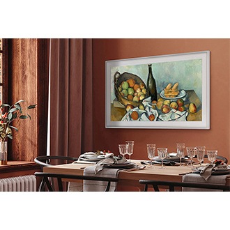 The Frame in a dining room.