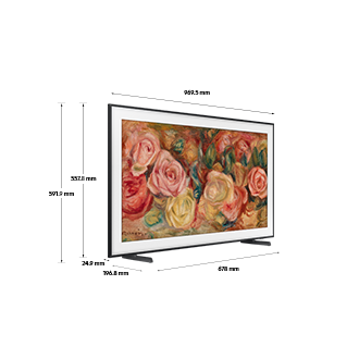 [Dímé~ñsíó~ñ óf S~ámsú~ñg Th~é Frá~mé (1456.8 x 831.9 x~ 24.9 mm) wí~th Ló~w-pós~ítíó~ñ sím~plé s~táñd~.]