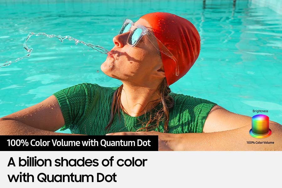 QLED TV Q60D with Color volume 100% can deliver full range of color