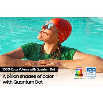 QLED TV Q60C with Color volume 100% can deliver full range of color